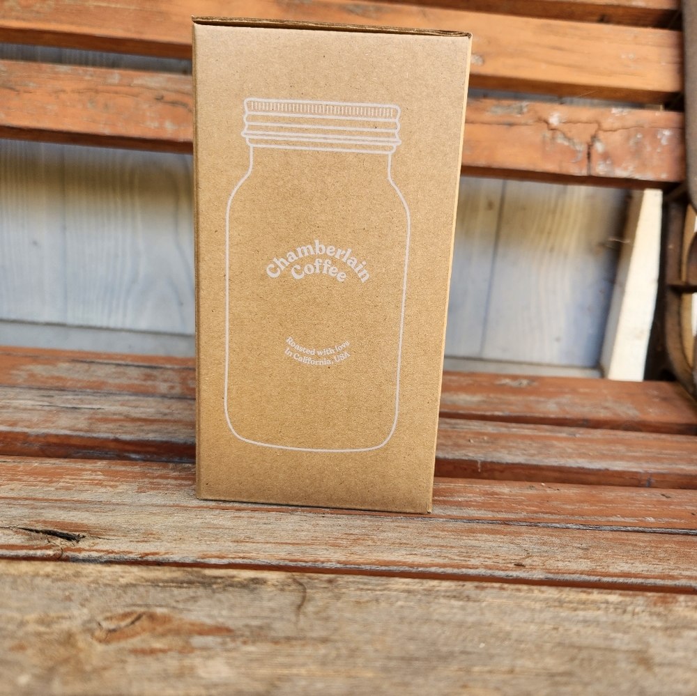 Chamberlain Coffee Glass Jar Cup